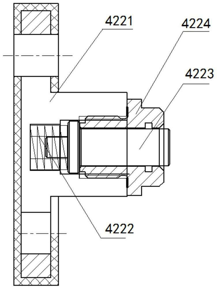 Sleeper type internal locking electro-hydraulic conversion equipment