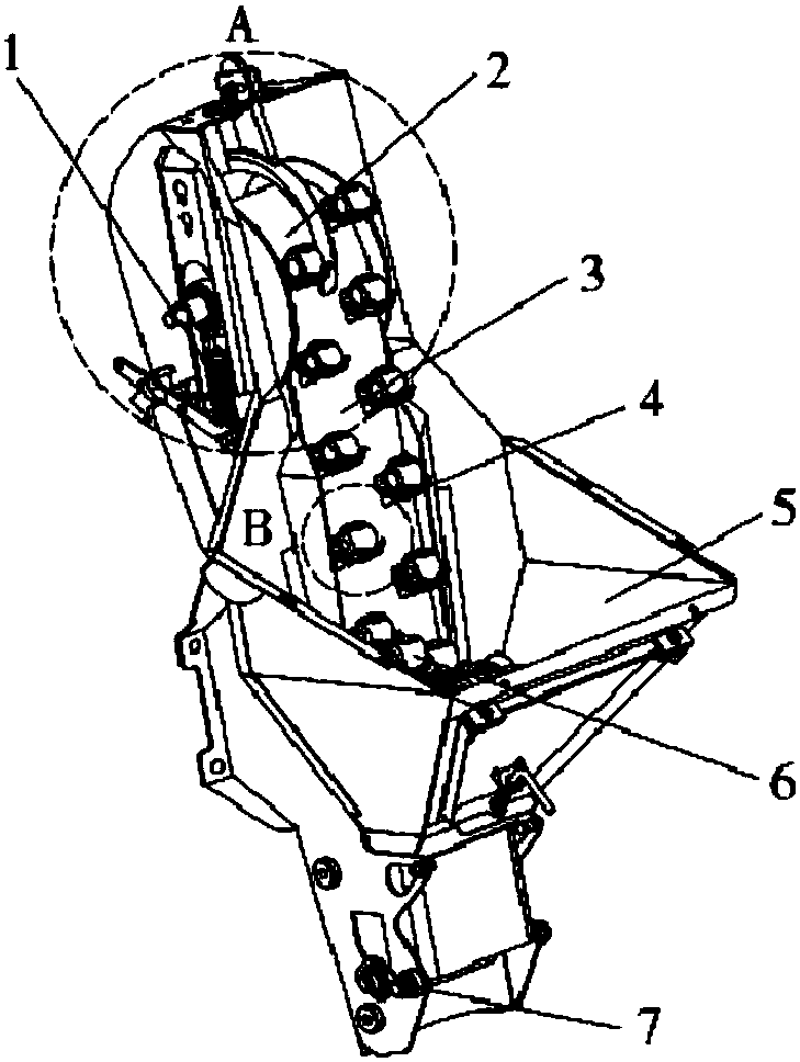 Double-row-staggered spoon and belt type precise potato seeding device