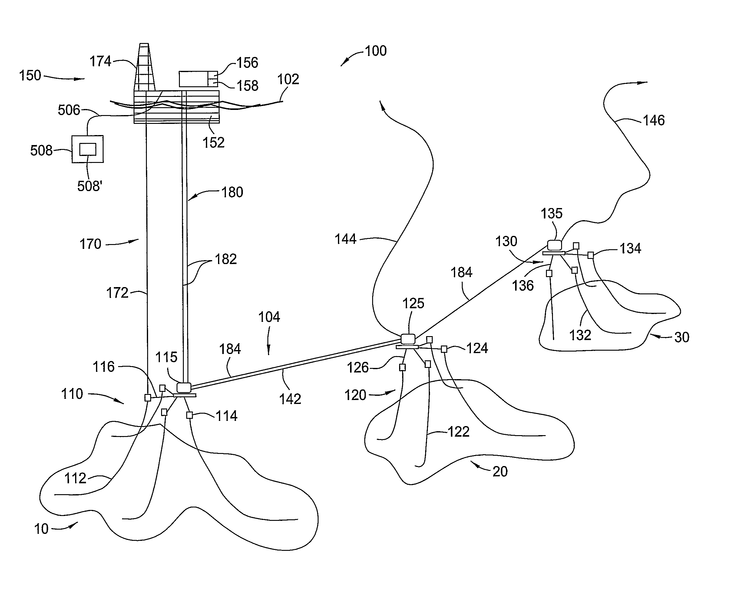 System and vessel for supporting offshore fields