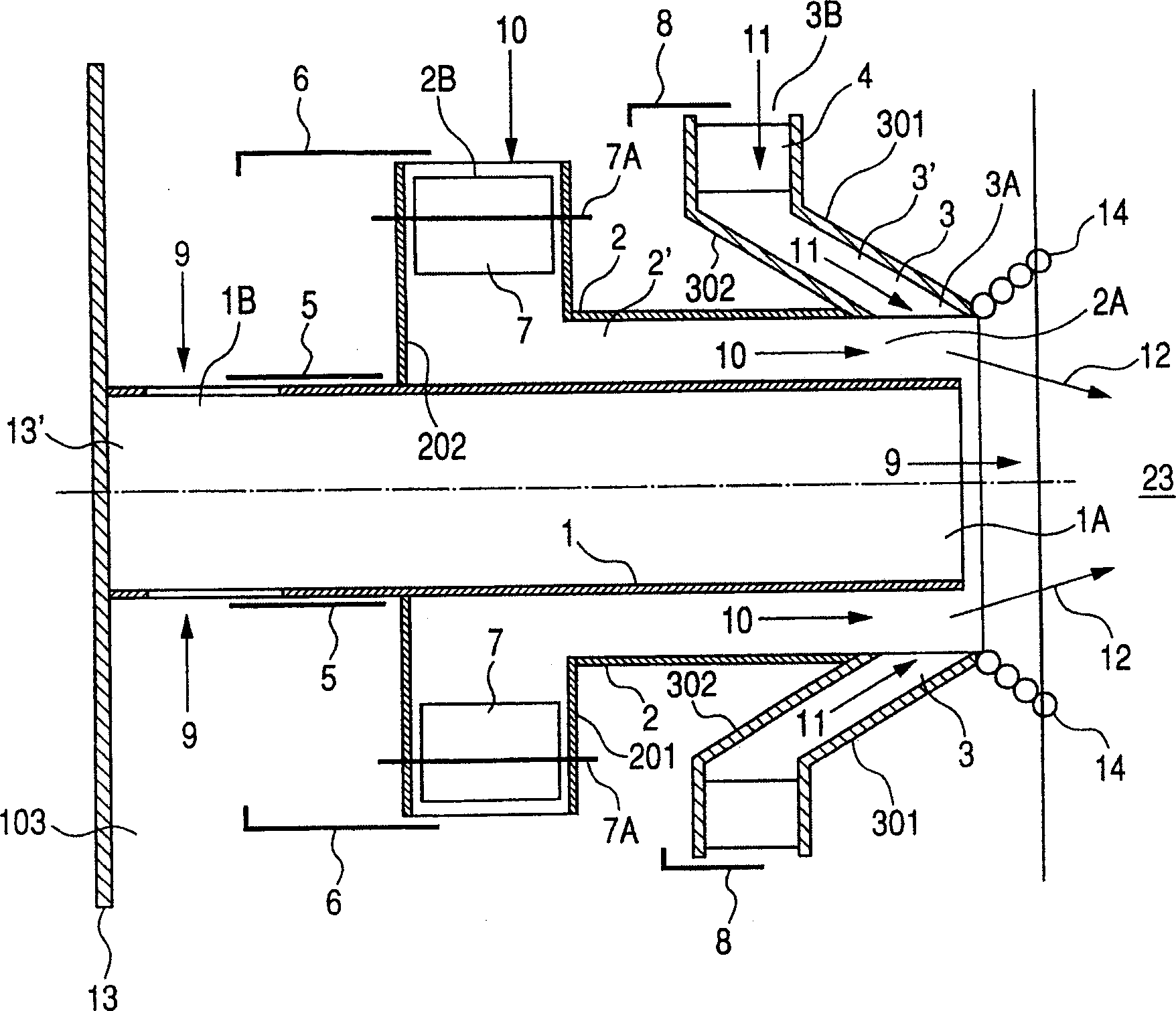 Overfiring air port, method for manufacturing air port, boiler, boiler facility, method for operating boiler facility and method for improving boiler facility