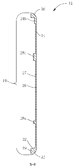 Forging mould and molding method of metal casing applied to electronic device