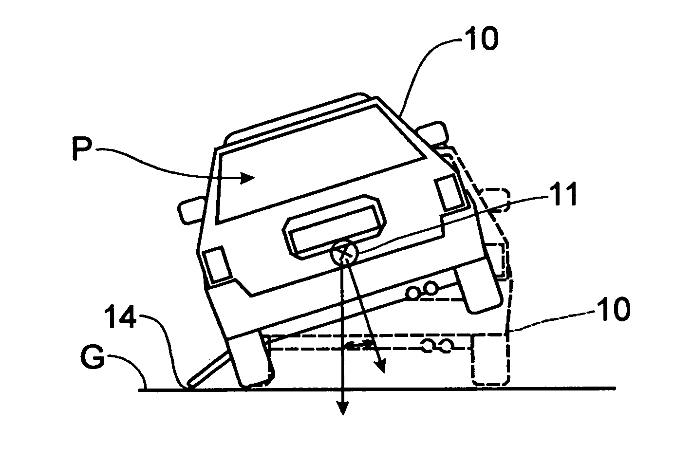 Actuation mechanism for the deployment of a laterally extendable running board to provide rollover resistance