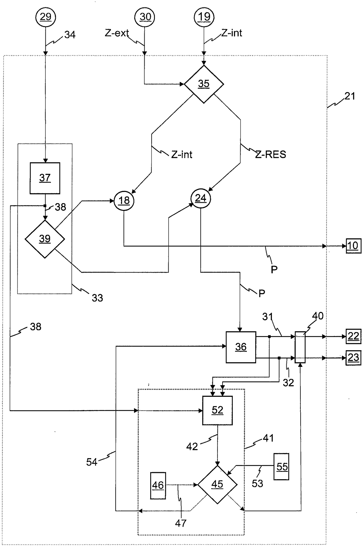 Method for adjusting brake pressures of a vehicle, and brake system for carrying out the method