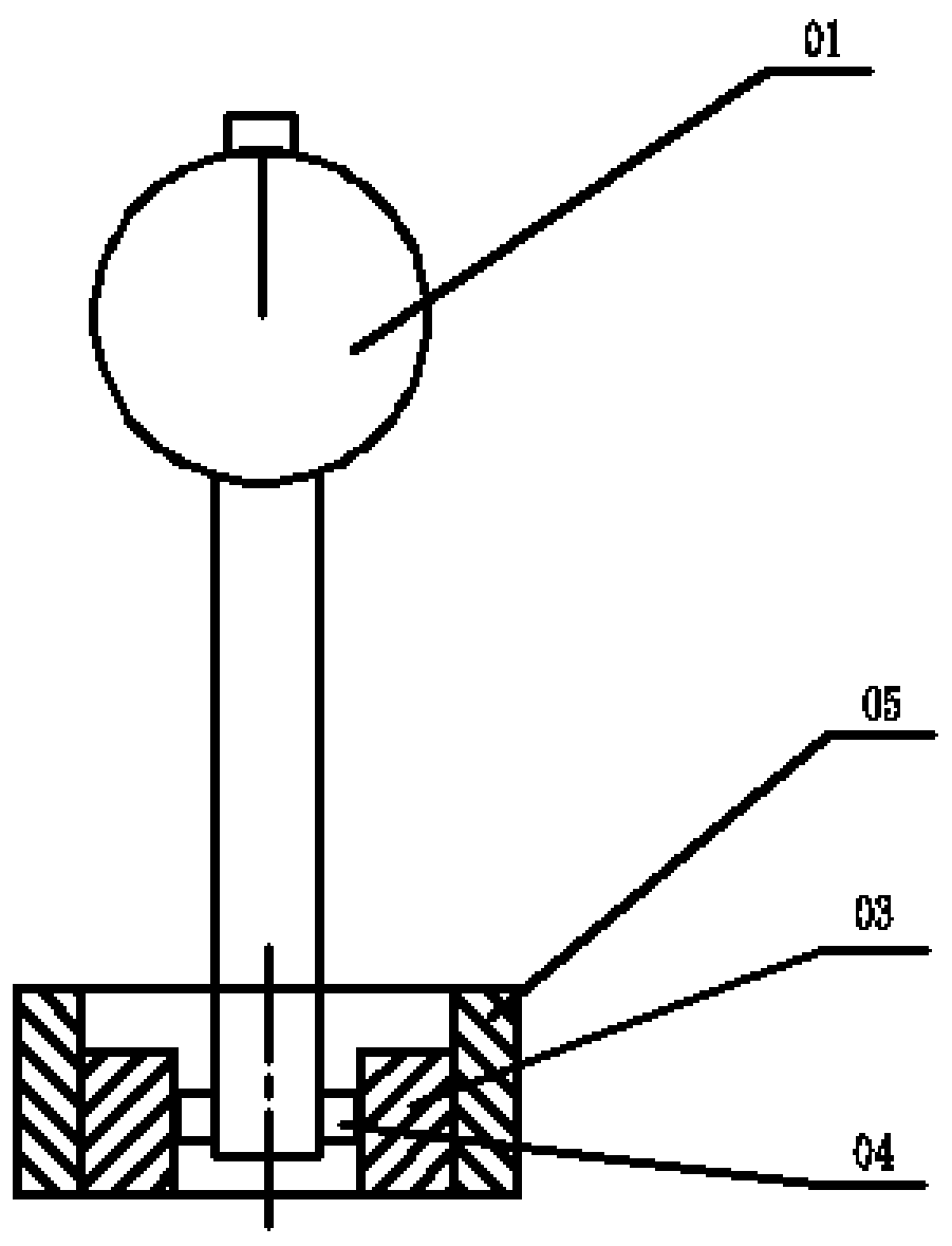 Diameter measurement device and measurement method of inner groove
