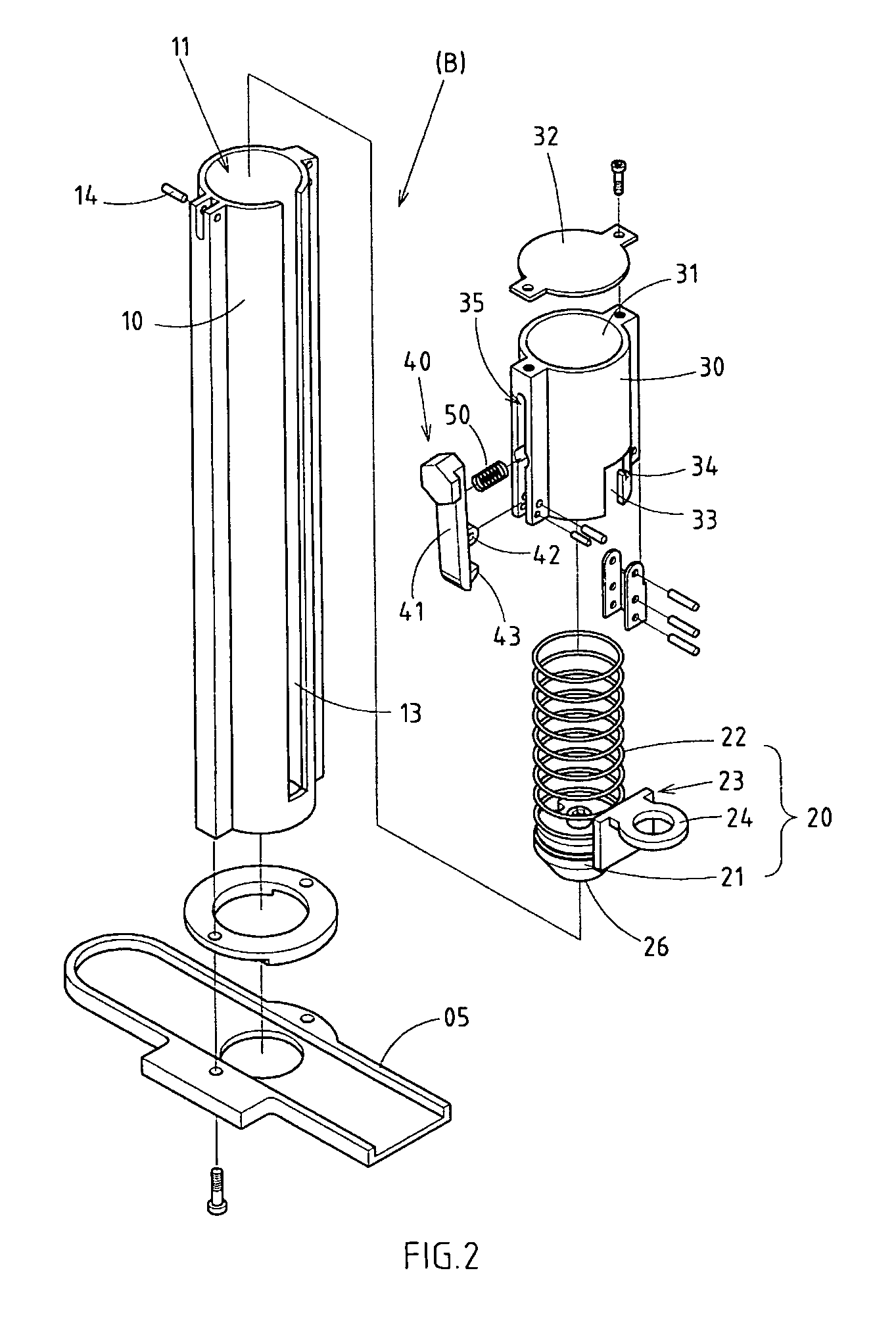Nailer with improved spacer actuator
