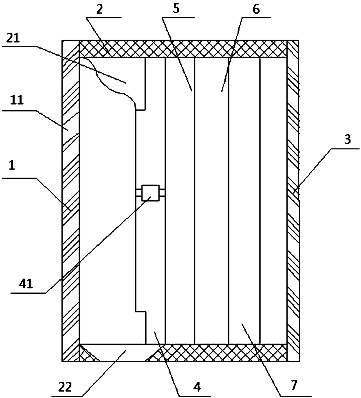 A detachable high-efficiency air-conditioning filter for vehicles