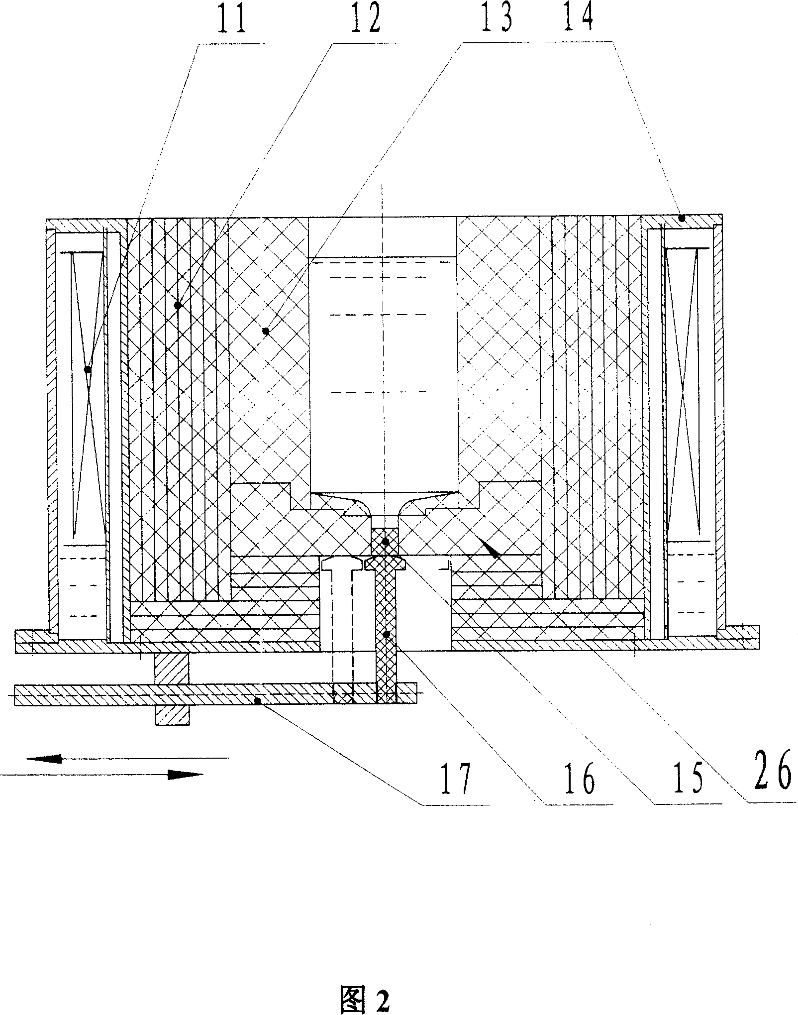 Vacuum melting furnace for preparing fusion casting type production of molybdenum from worn-out molybdenum