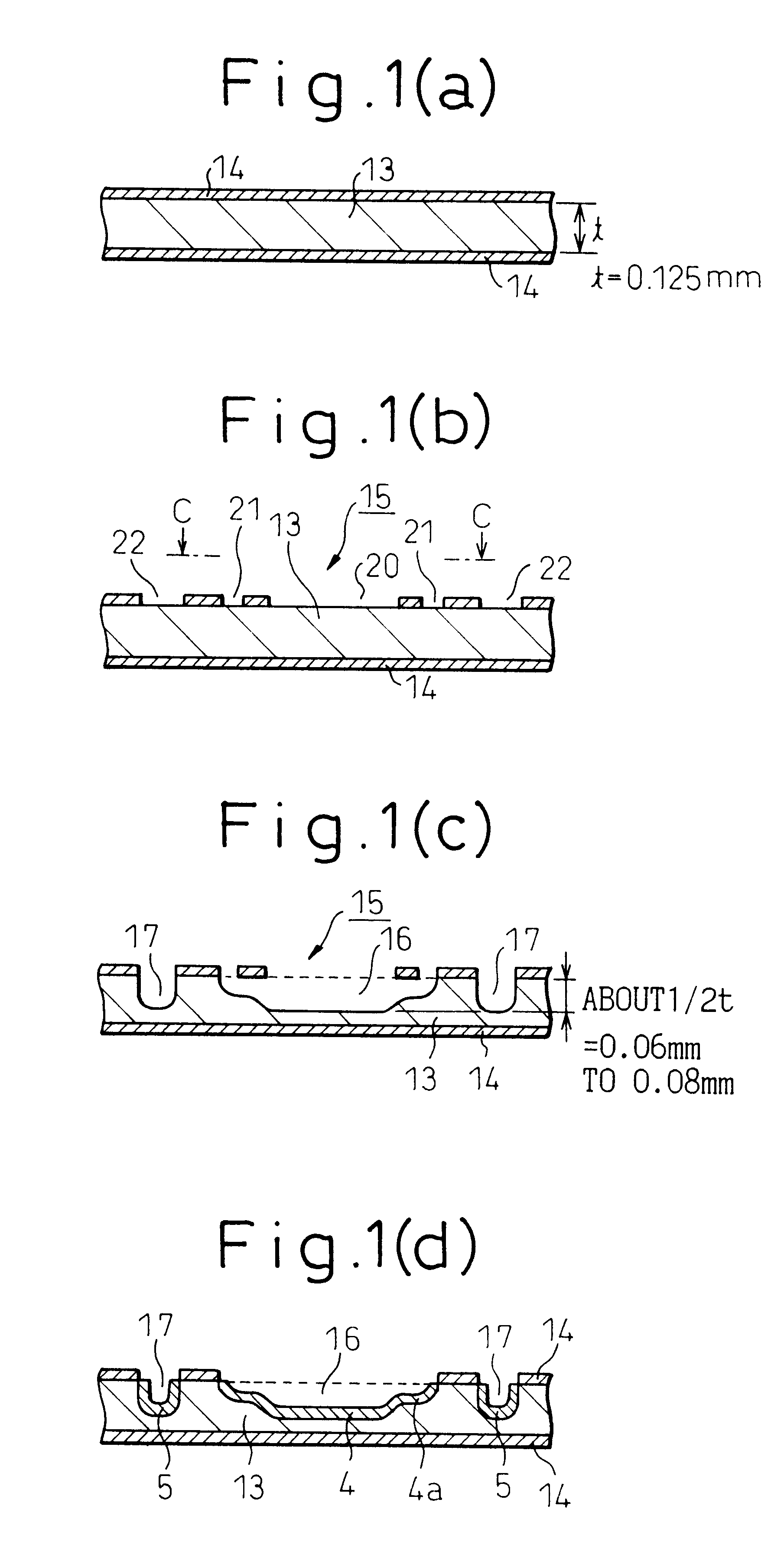 Process of making carrier substrate and semiconductor device
