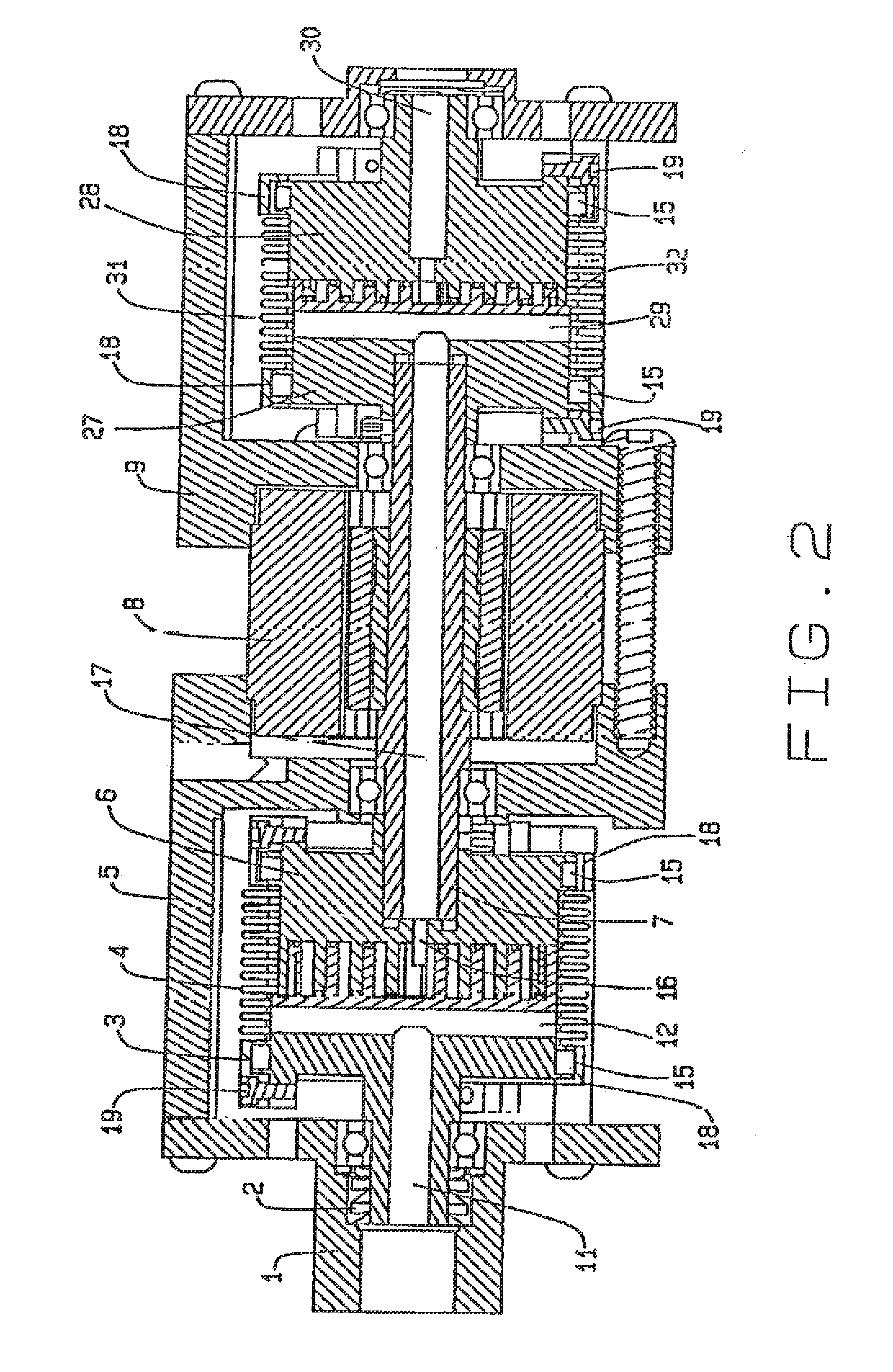 Multi-stage scroll vacuum pumps and related scroll devices