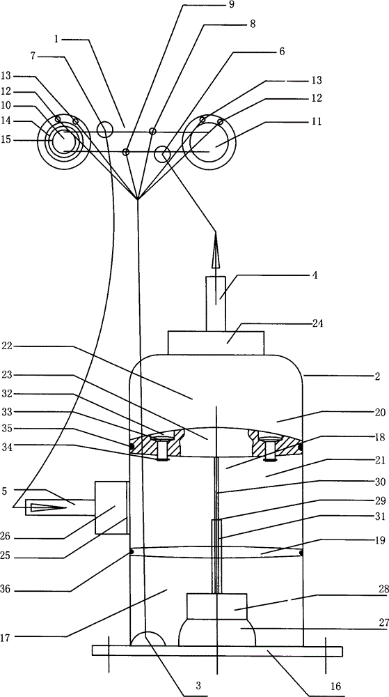 Storage type refrigerant control equipment