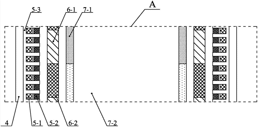 Double-rotor and double-winding flat-plate linear generator based on magnetic field modulation principle