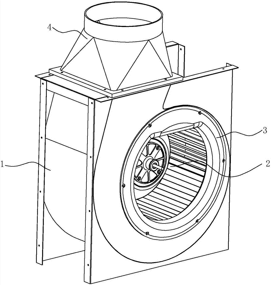Flow collector and centrifugal fan adopting flow collector
