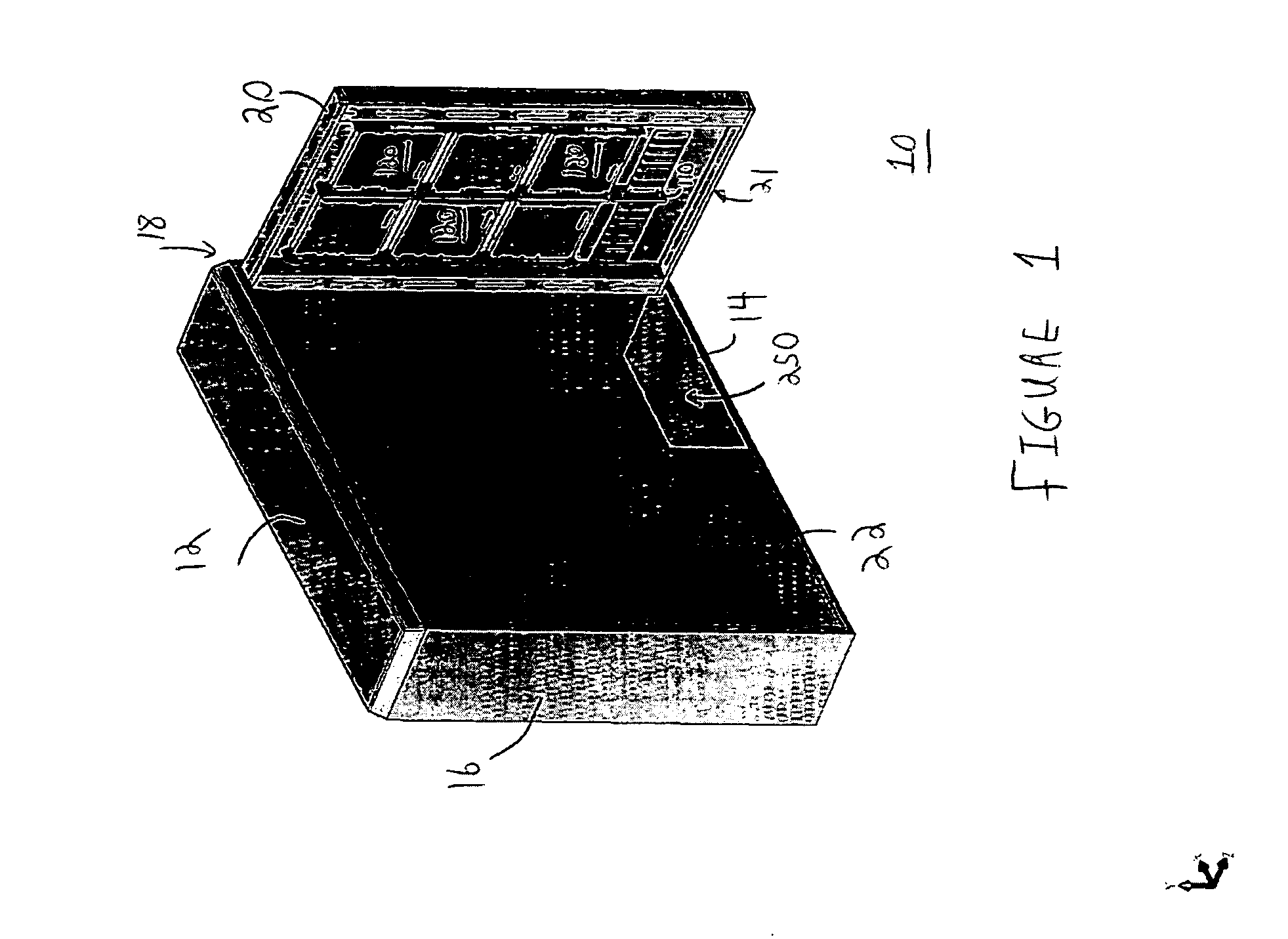 Inner door space communication assembly and a method for exchanging signals