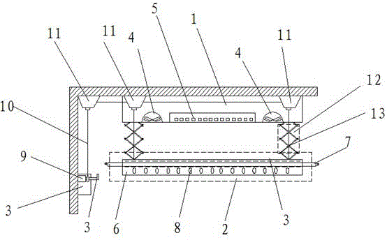 Lifting clothes hanger with stretchable rod