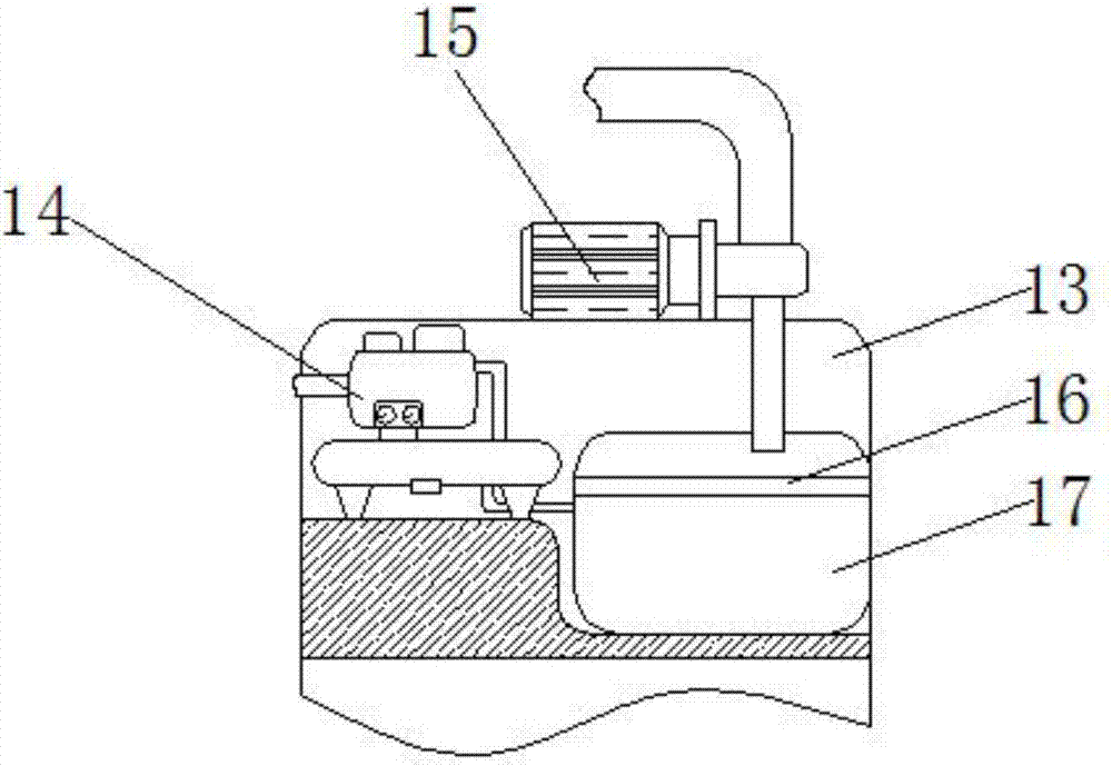 Sludge impurity-removing and drying device capable of performing efficient drying twice