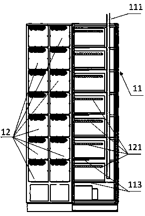 Energy storage battery cluster with fire fighting function