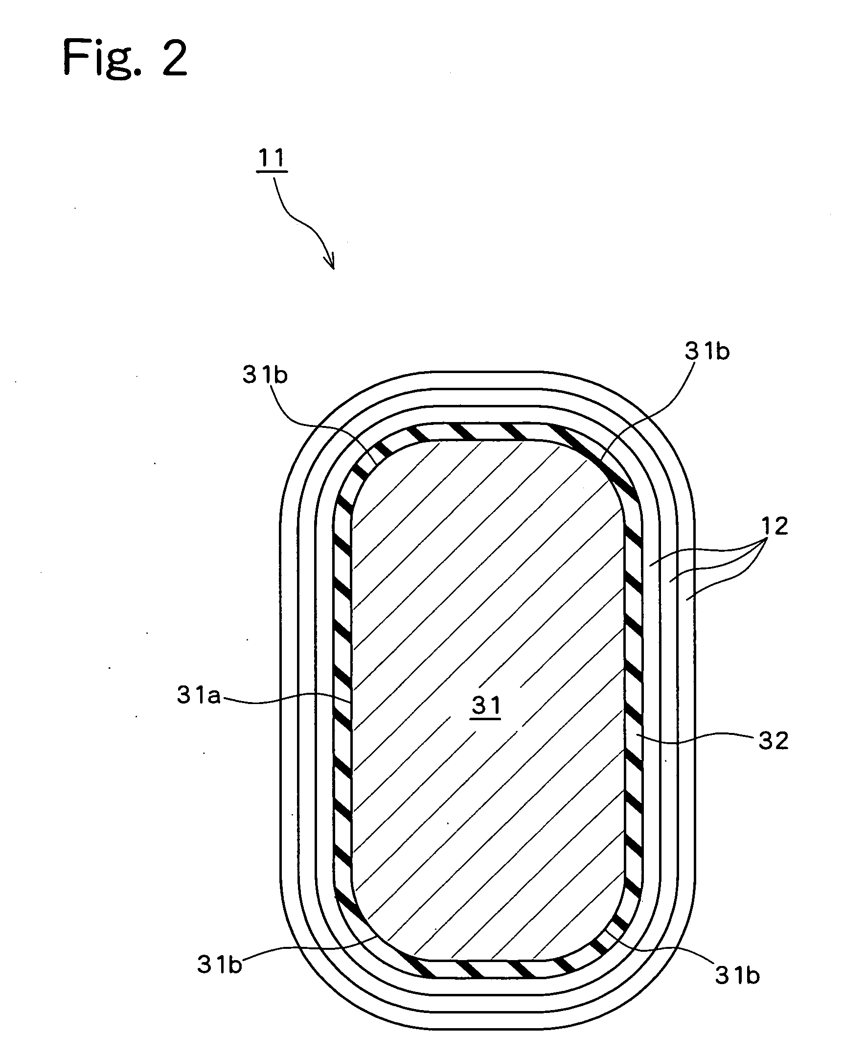 Core and method for producing core
