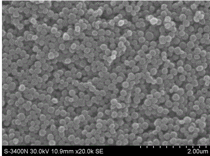 Nitrogen-doped mesoporous carbon sphere nanomaterial and preparation method thereof
