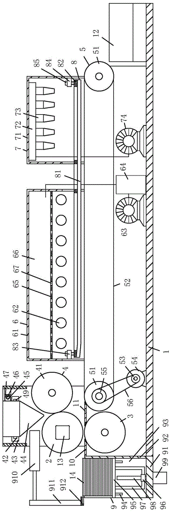 Blister oil coating machine and blister oil coating method