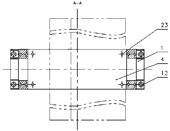 Bridge linetype multi-dimensional adjusting device