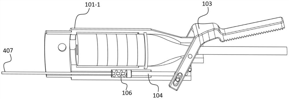 A distal integrated multi-degree-of-freedom ultrasonic knife