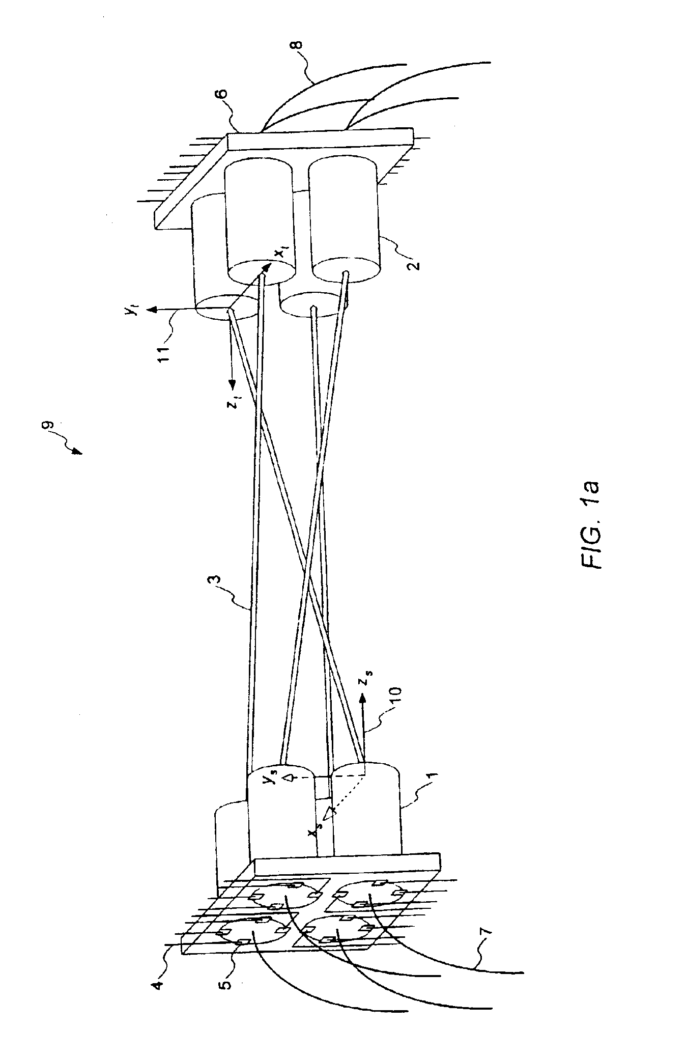 Multiple-axis control system for an optical switch