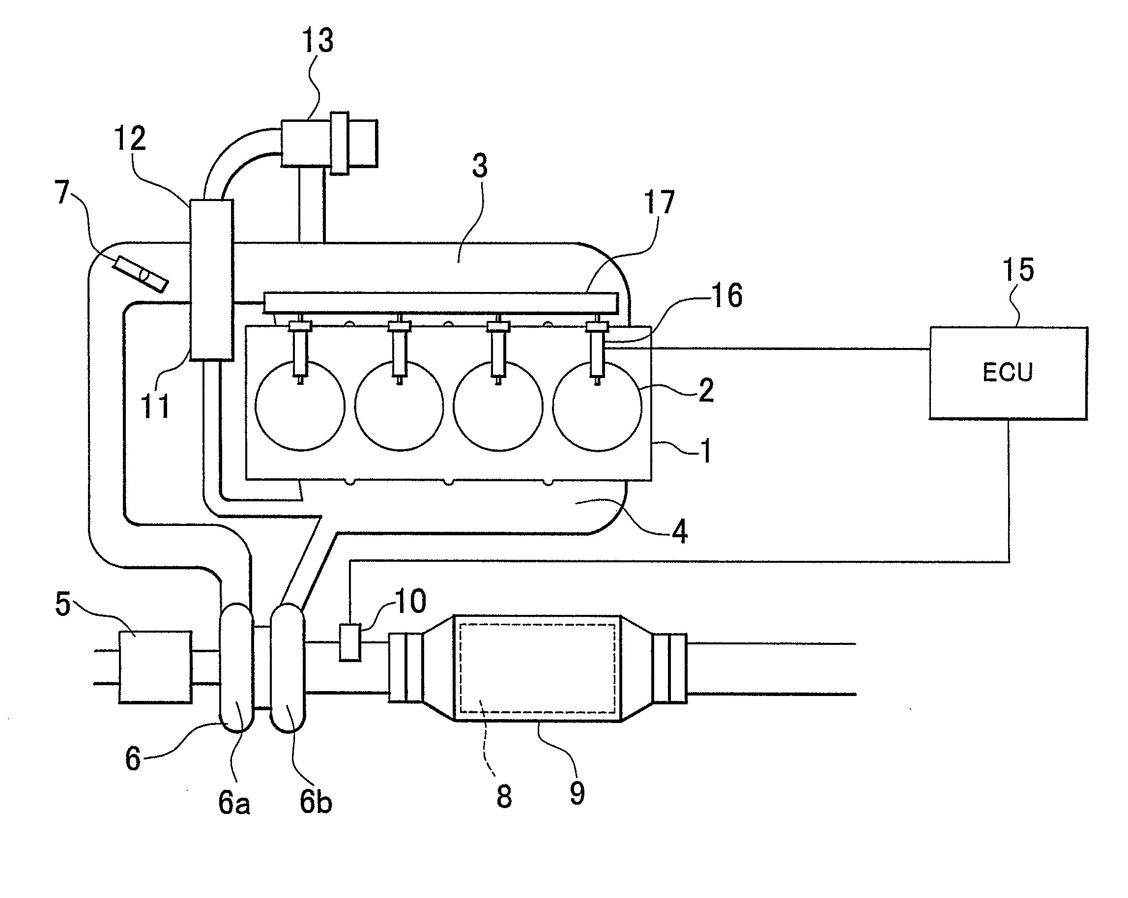 Fuel Supply Control Method Applied to Exhaust Gas Control Apparatus for Internal Combustion Engine and Exhaust Gas Control Apparatus to Which the Method is Applied