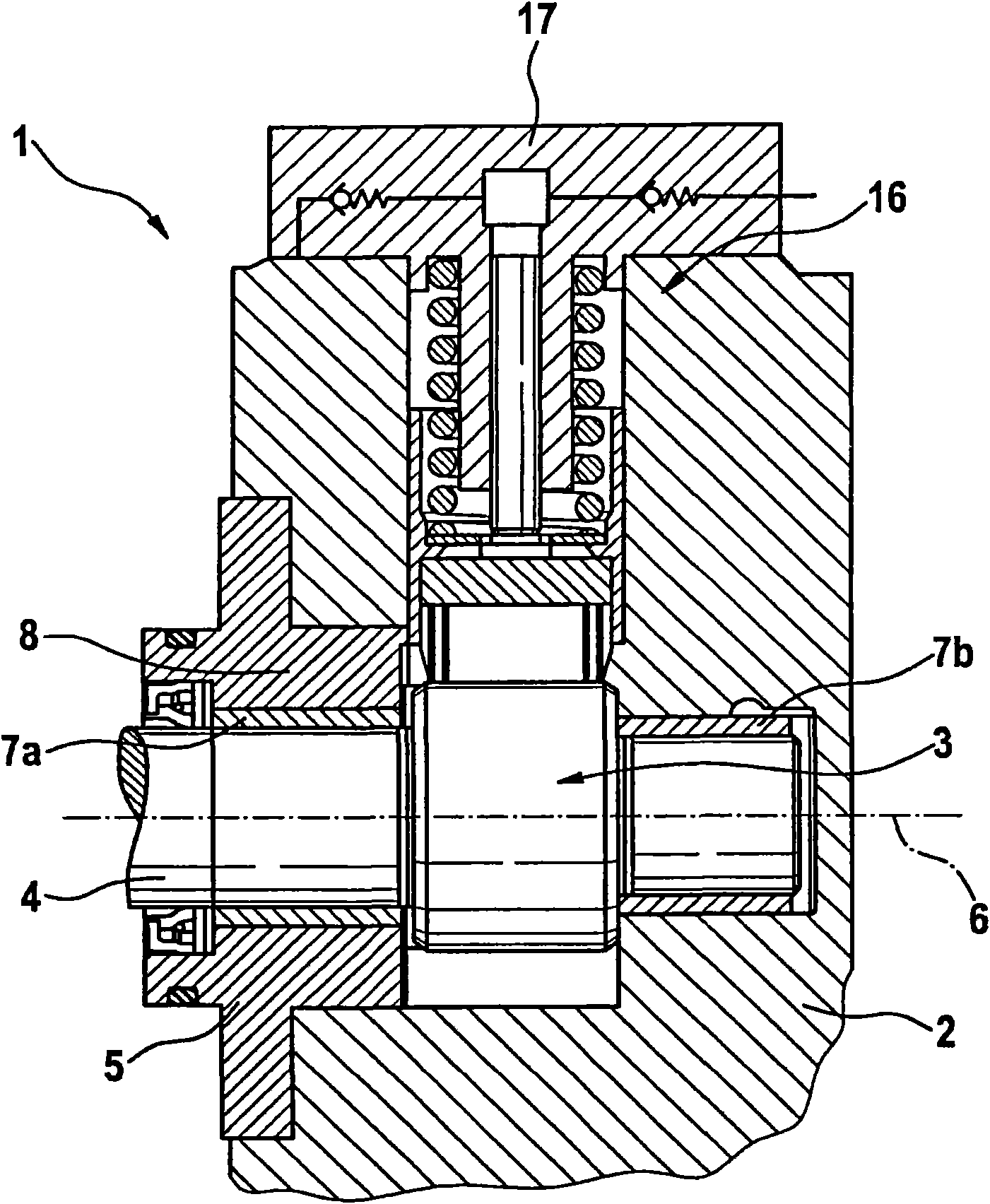 High-pressure pump for delivering fuel with an improved design of the bearing arrangement for the support of the cam shaft