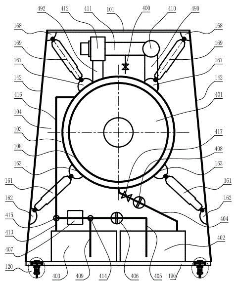 Copper alloy disc motor clamp piston shockproof dry cleaning machine