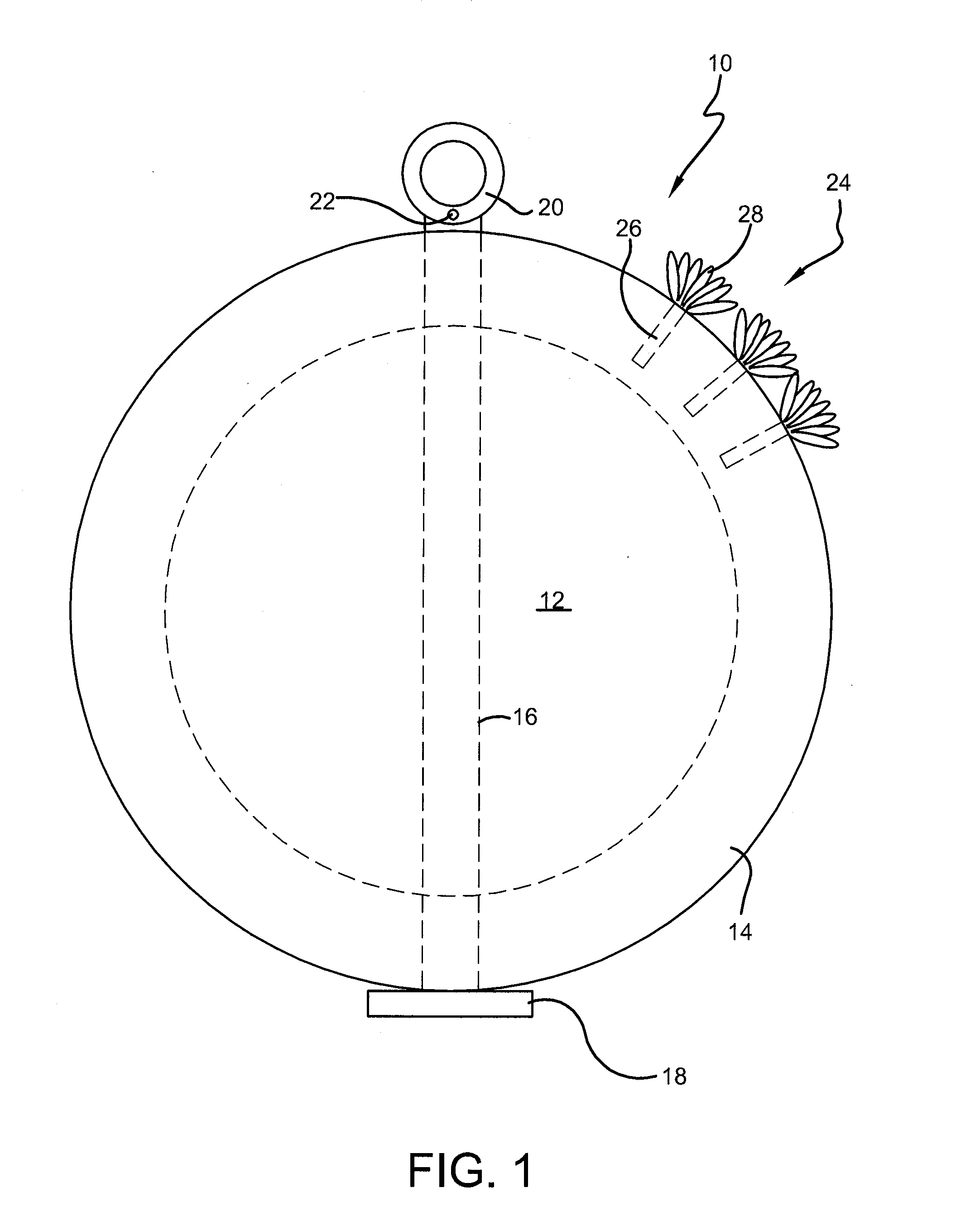 Composite floral sphere