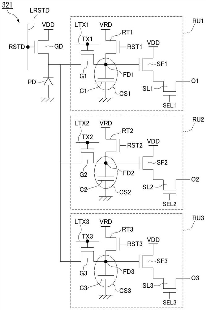 Range image sensor and range image pickup device