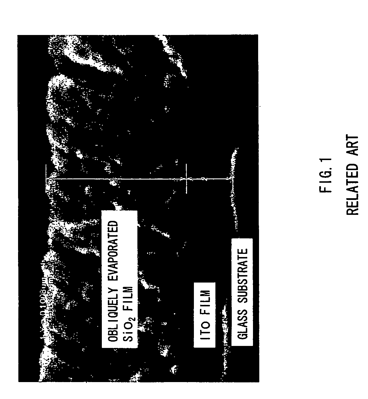 Reflective liquid crystal display device having obliquely evaporated alignment film on vertically evaporated film, method of manufacturing the same, and vertically aligned liquid crystal display unit