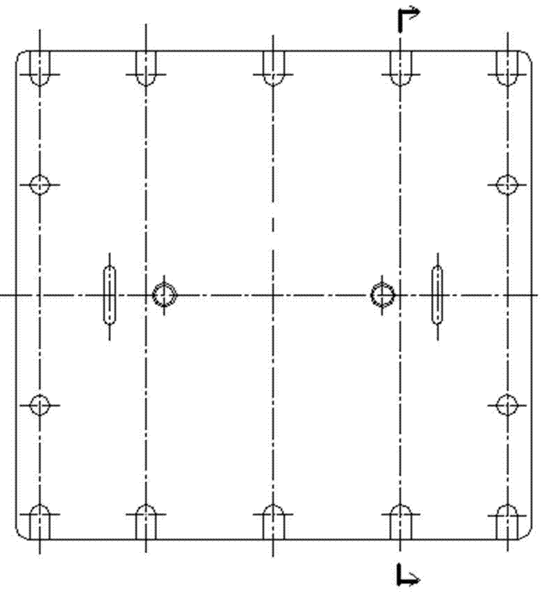 Four-connection-bar structure sliding door for mill