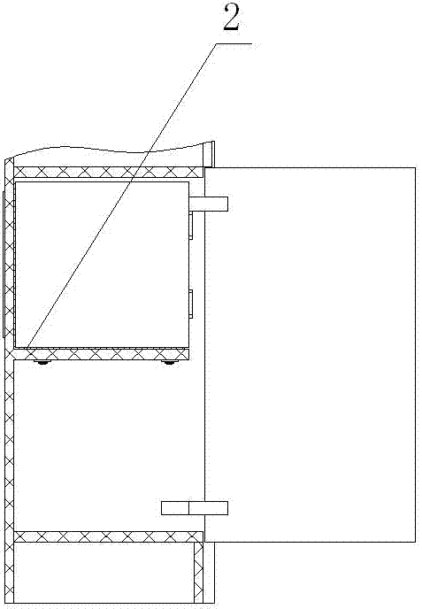 Cabinet for nesting safe boxes