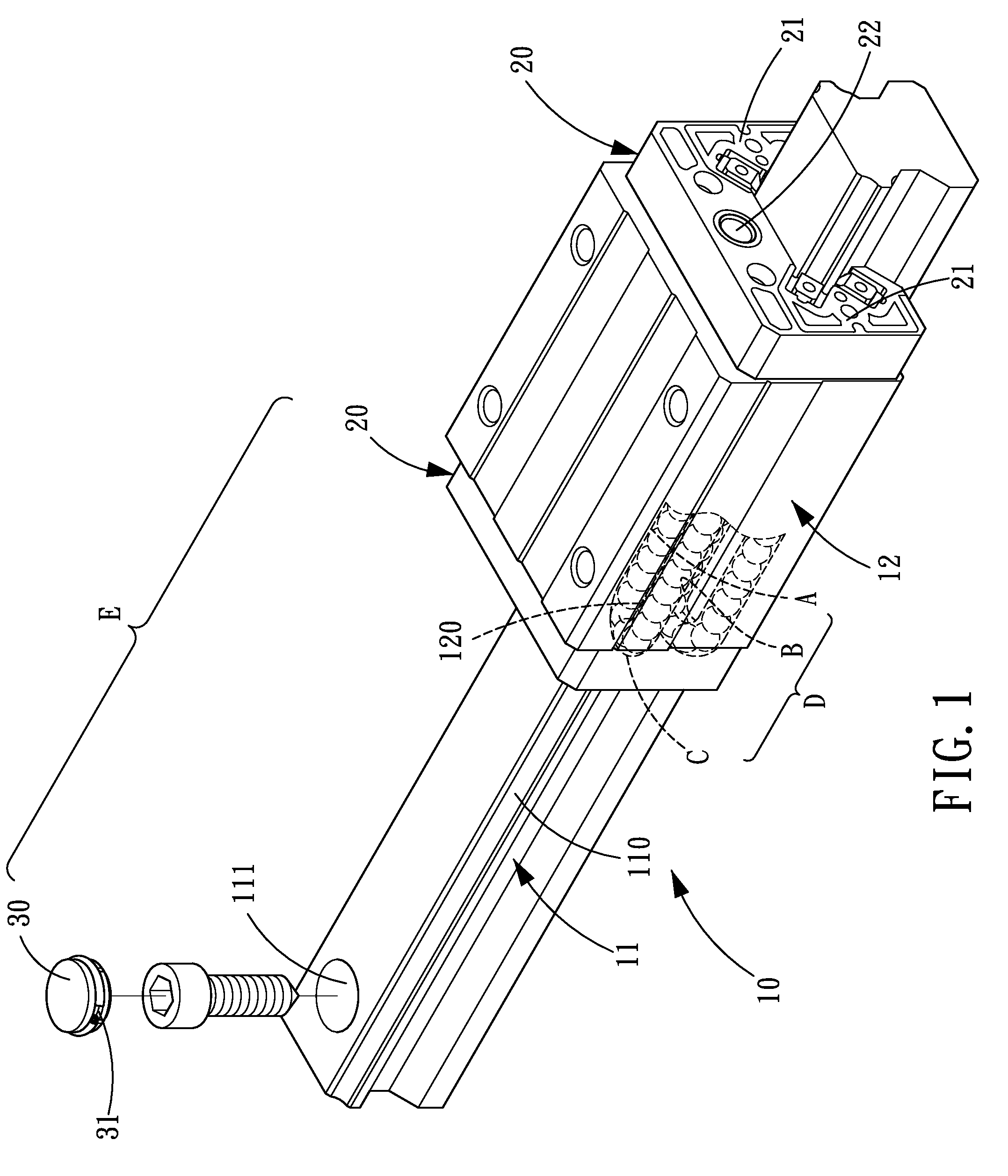 Component for Linear Guideway and Method for making the same