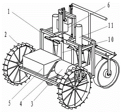 Power-driven transplanter