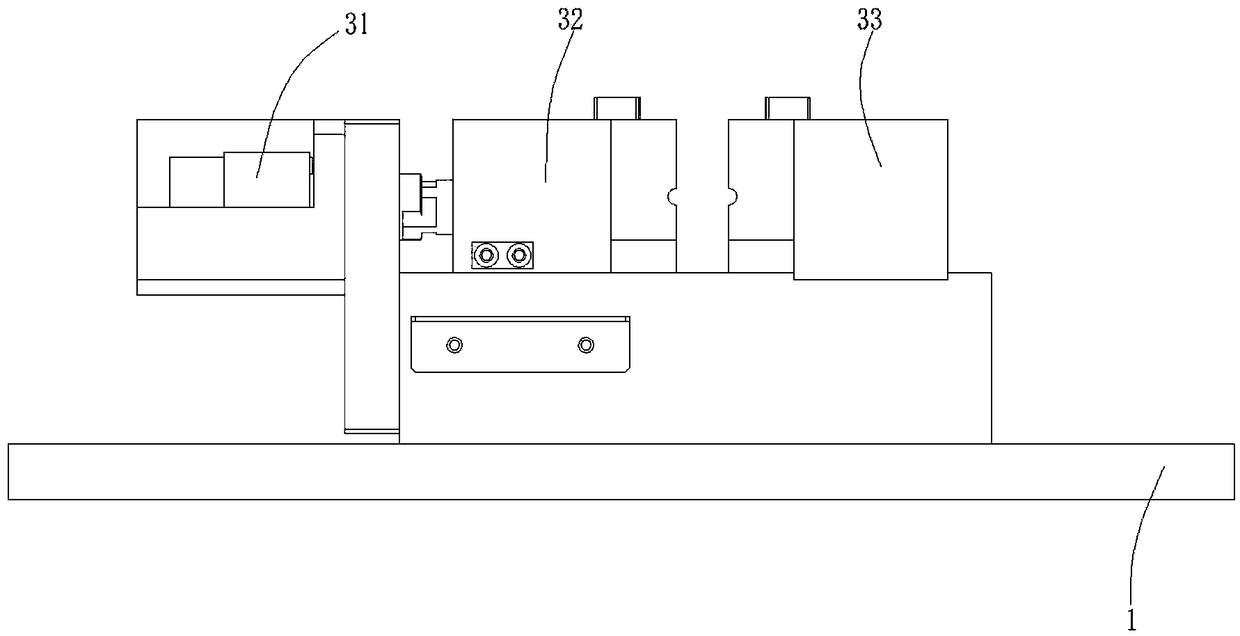 Pipe fitting extrusion forming device and automatic pipe fitting terminal machine using same