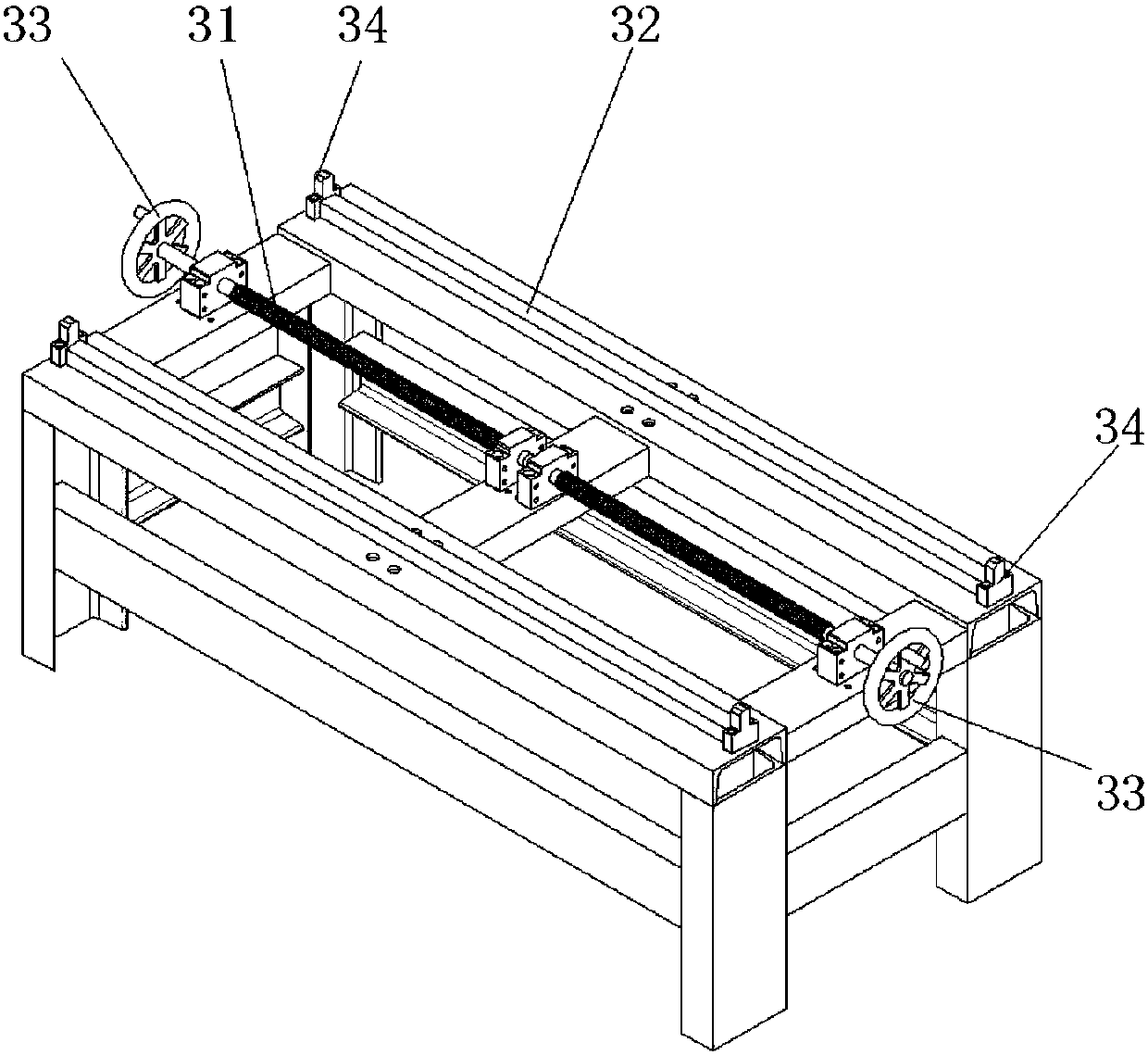 Transformer iron yoke sheet insertion platform