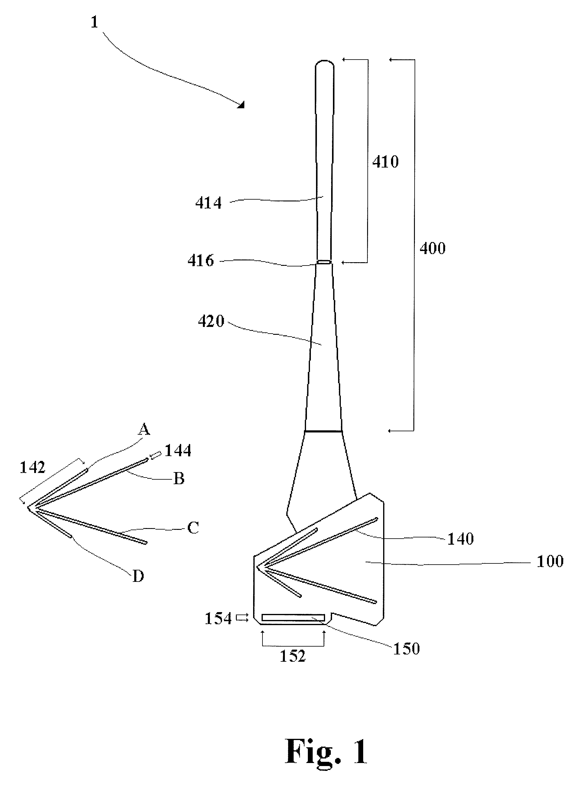 Self-supporting osteotomy guide and retraction device and method of use