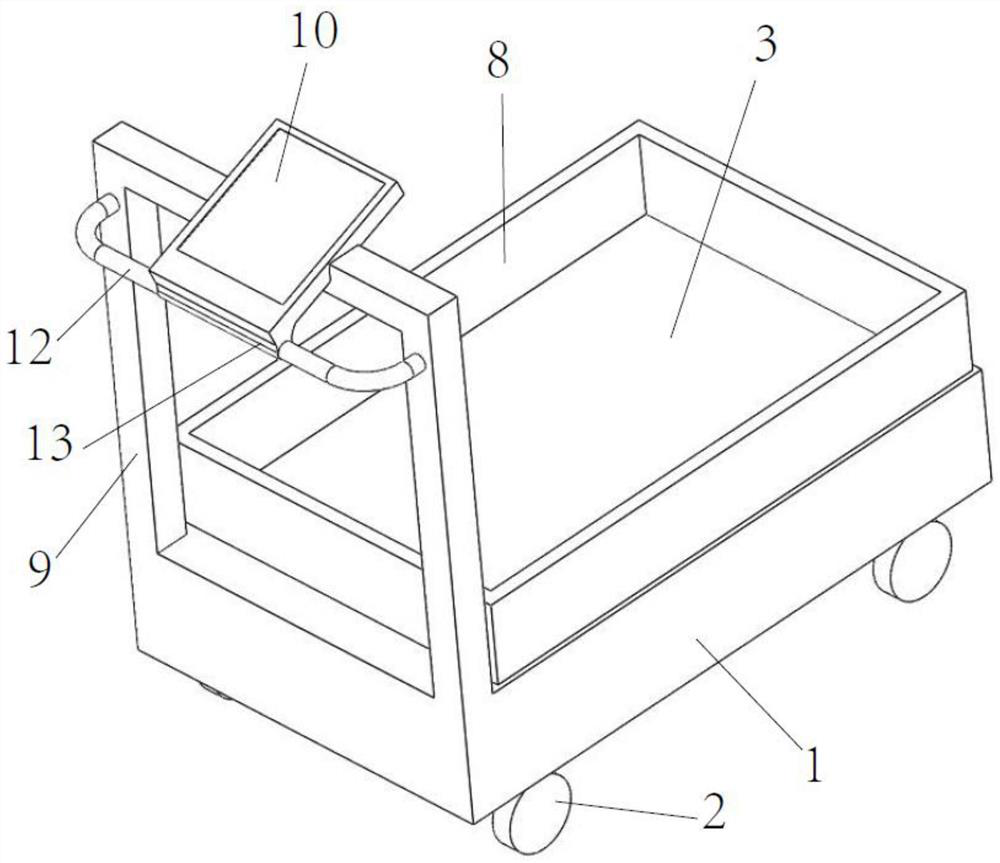 Electronic cart for wafer carrying