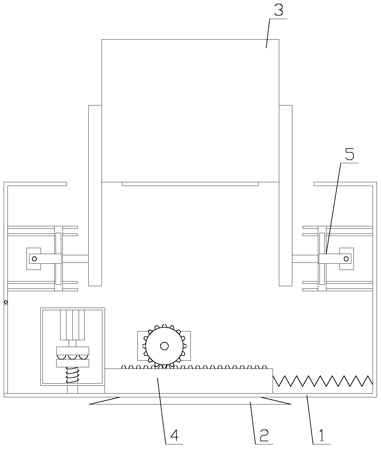 A fixed vehicle navigation device with anti-fatigue driving function