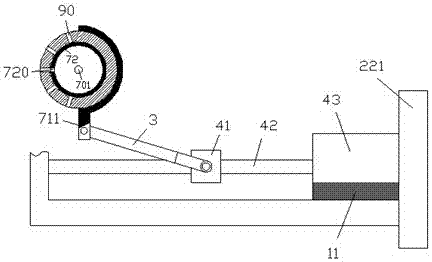 A shock-absorbing air-conditioning condensate discharge device