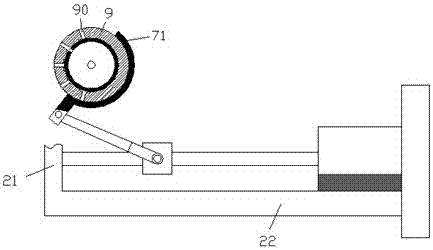 A shock-absorbing air-conditioning condensate discharge device