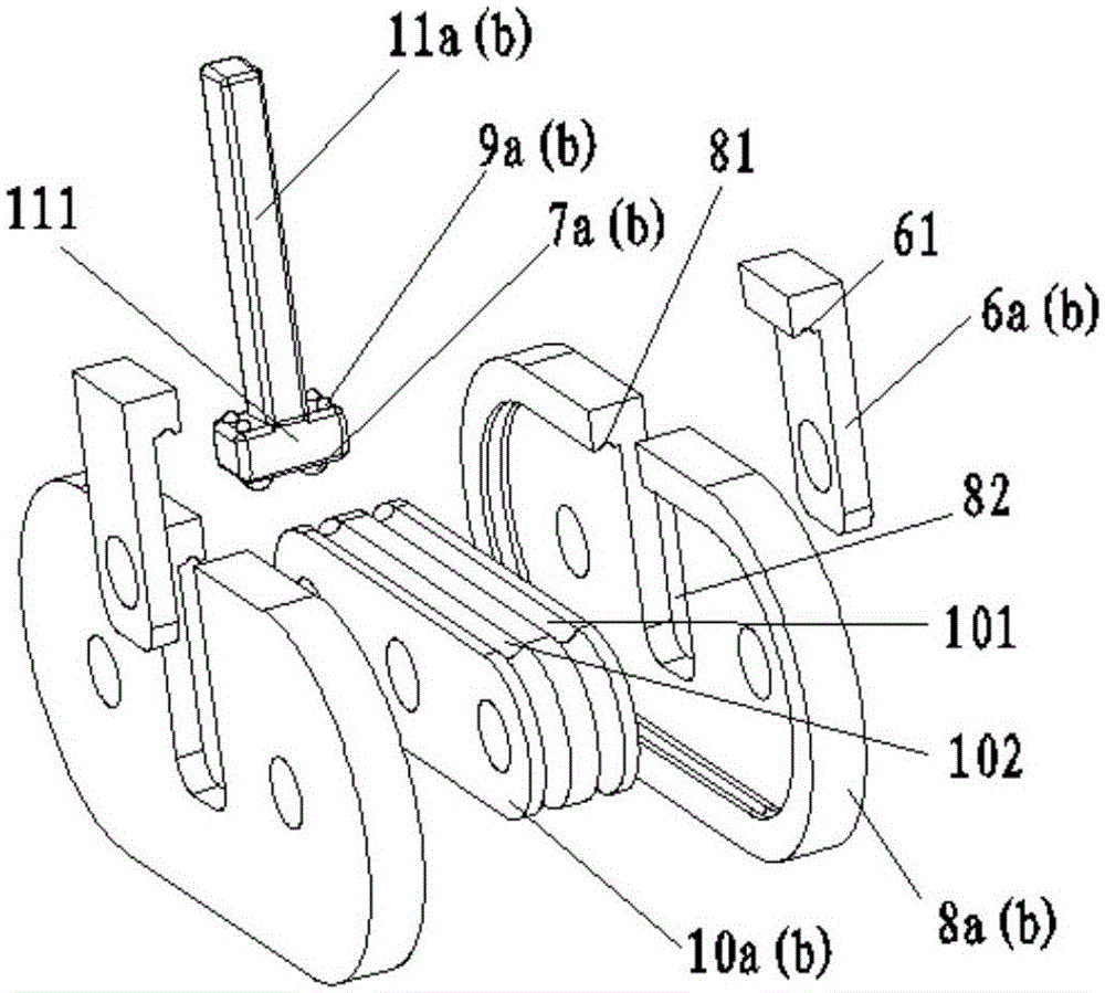 A circulating guide plate device for the ball forming mechanism of a bar rolling machine