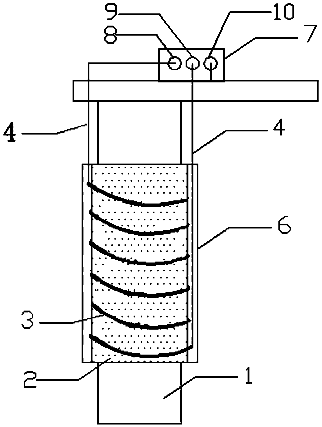 Steel-structured multi-layer protective monitoring and emergency guaranteeing system and method in splashing region
