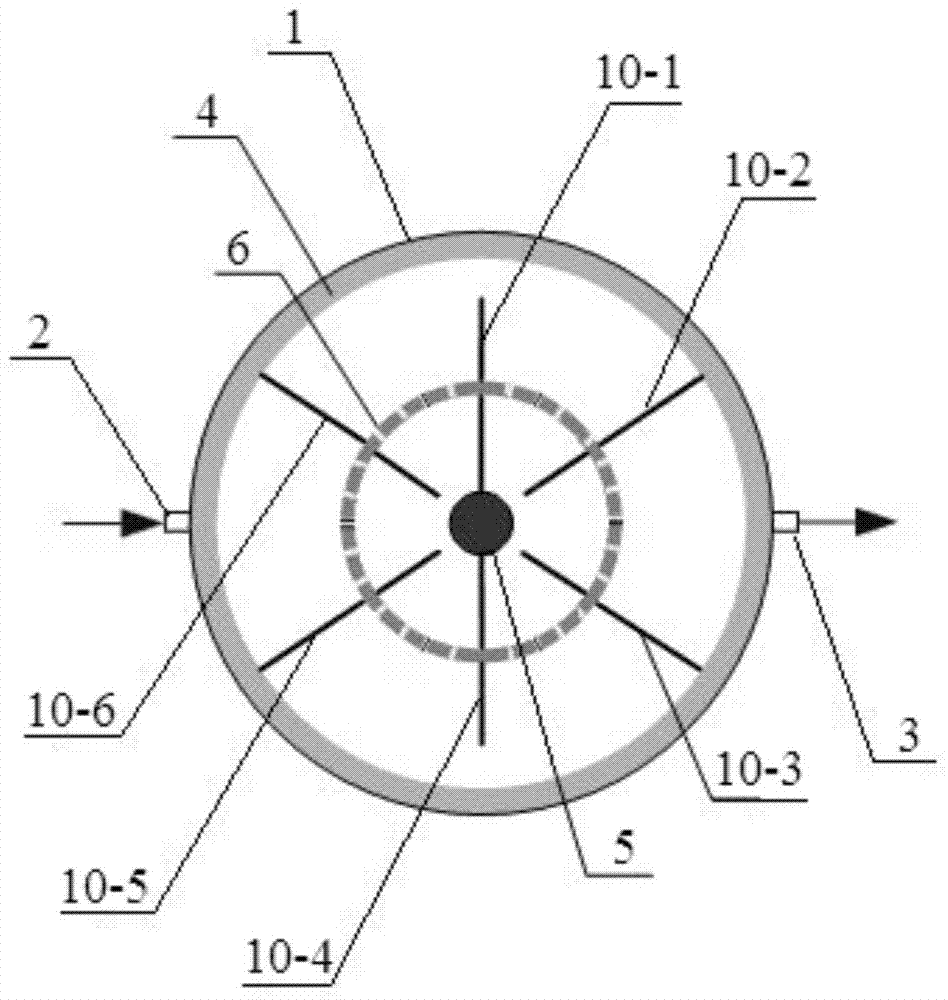 Integrated combined electrochemical treatment device for advanced treatment and method for advanced treatment