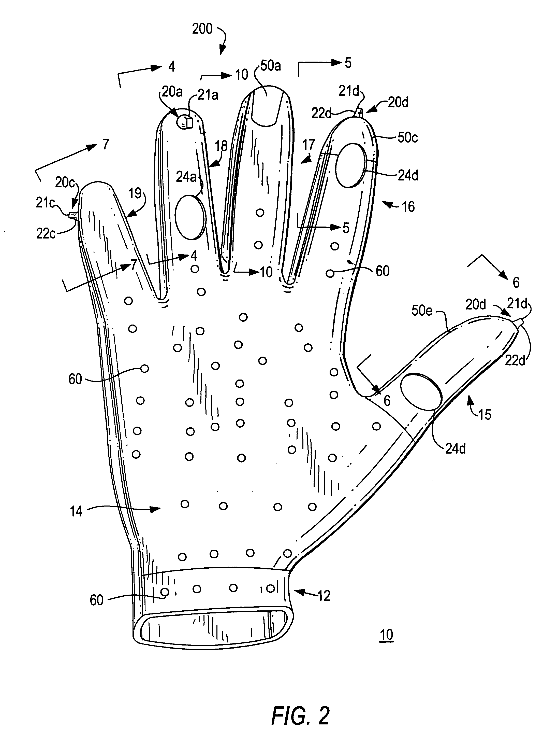 Hand covering features for the manipulation of small devices
