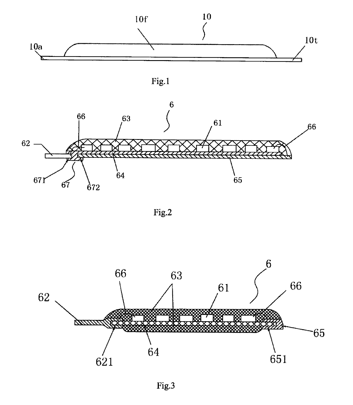 LED filament and LED filament light containing the same