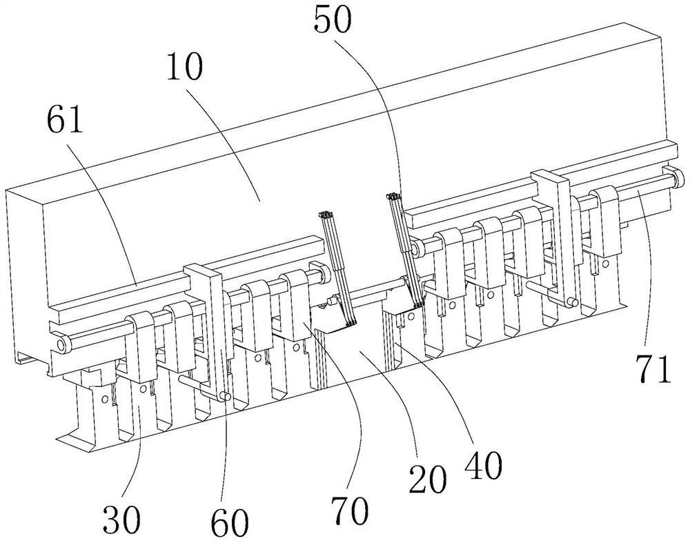 Die cutter splicing device and method of full-automatic bending equipment