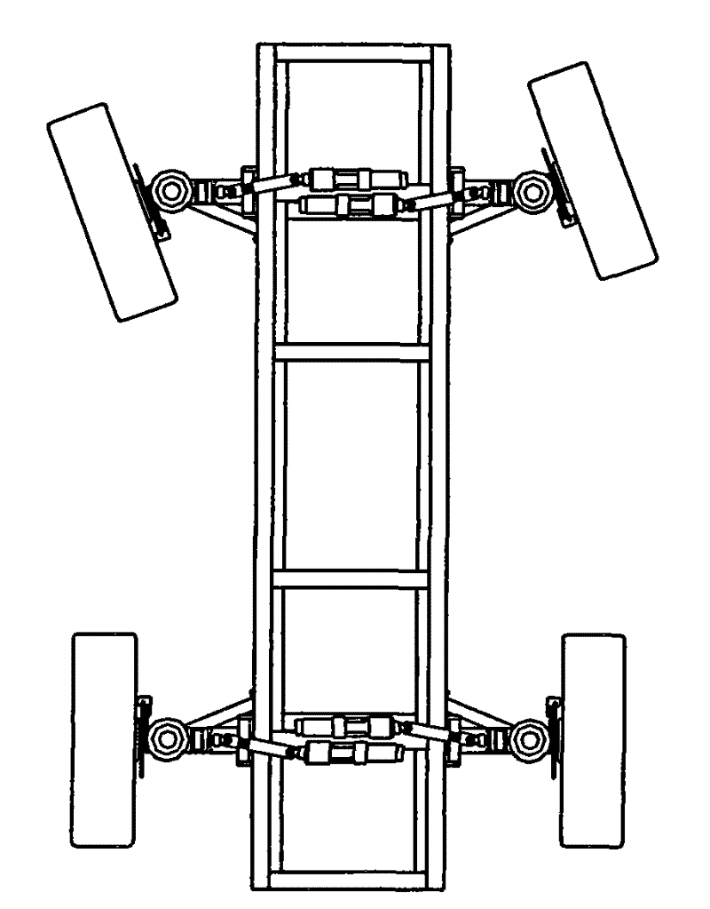 Wheel assembly with integration of independent driving, steering, suspending and braking